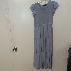 Very cute blue dress only worn one time . In great condition.